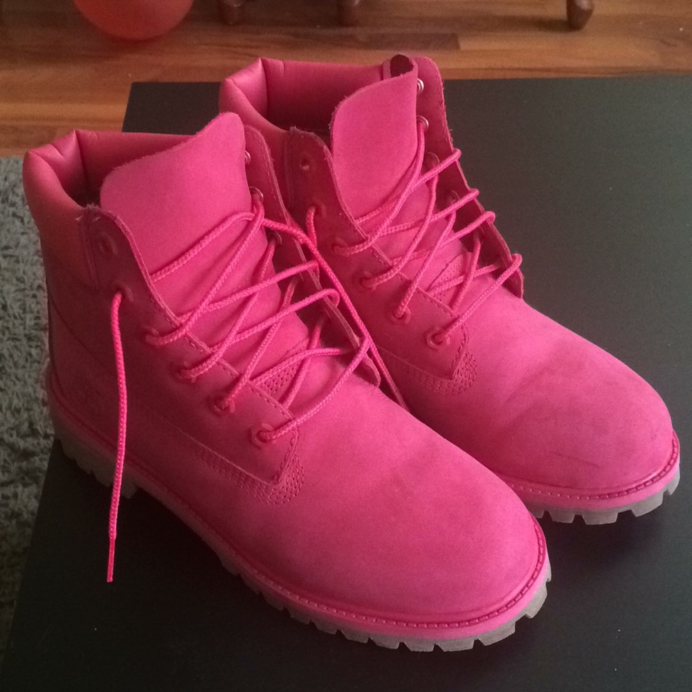 Pink Timberlands